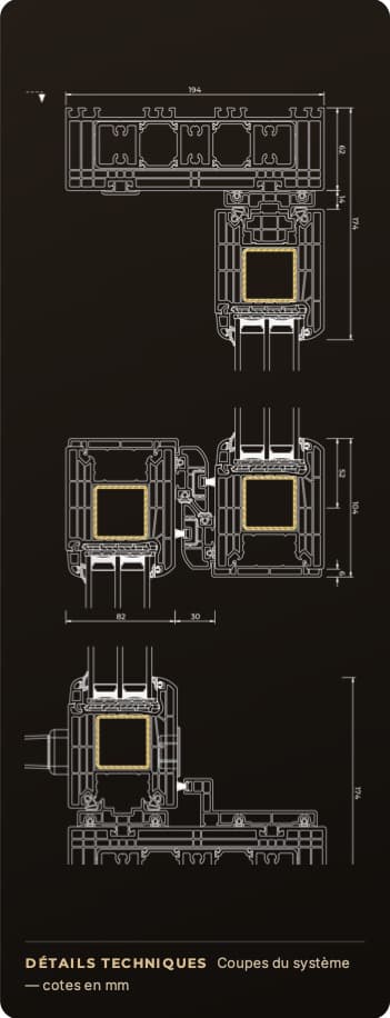 IGLO HS · technischer Schnitt
